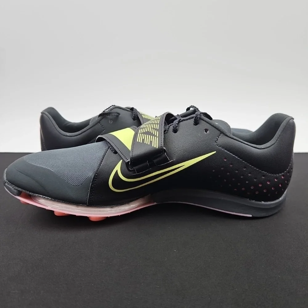 Nike Air‎ Zoom LJ Elite Black Anthracite Track Spikes Mens Size 12.5 CT0079-001